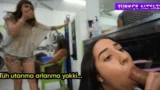 Çamaşırları yıkatırken amınıda yıkatıyor